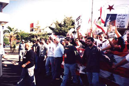 Beirut demonstration against Syrian occupation 11-21-03[11]